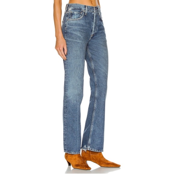 SOLD- CITIZENS OF HUMANITY Libby Flare High Waisted Bootcut Jeans In Big Sky - Picture 2 of 12